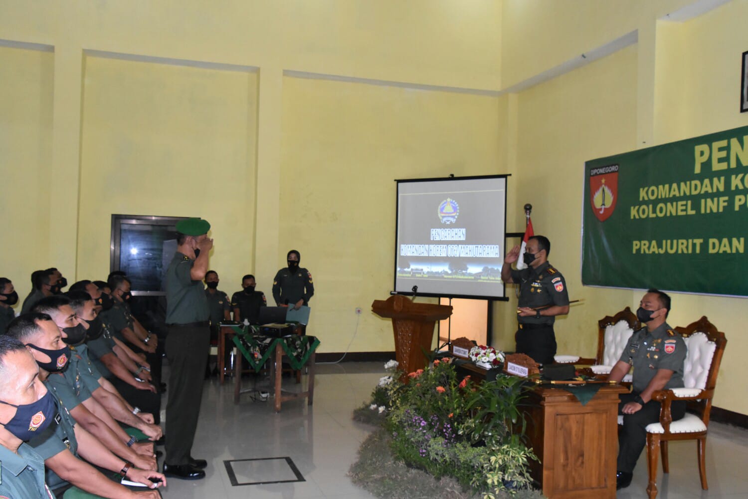 Danrem 073/Makutarama Laksanakan Kunjungan Kerja Di Kodim 0719/Jepara